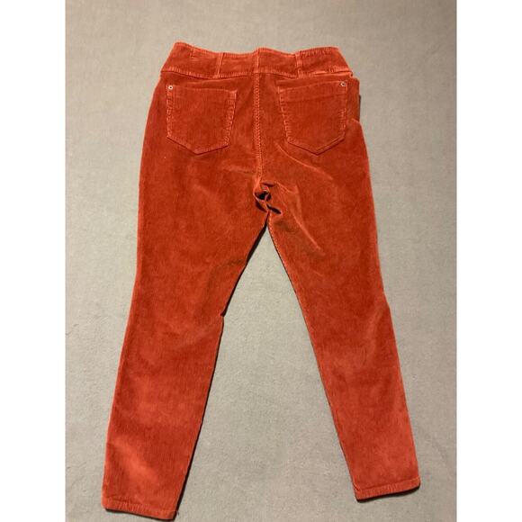No Boundaries Pant Womens 17 High Rise Sculpting Corduroy Rust Color - Picture 7 of 7